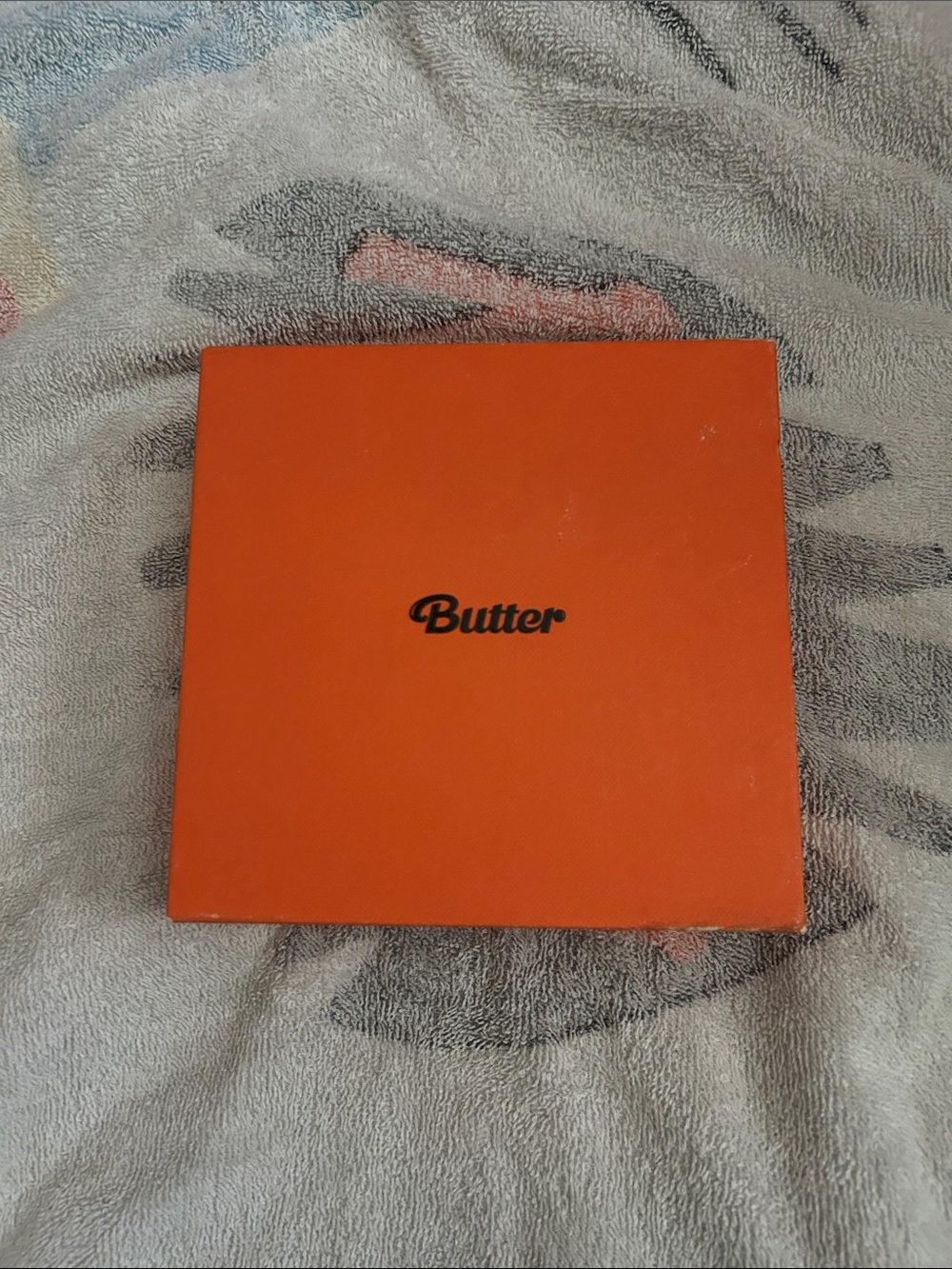 Butter Bright Orange Square Box with Logo